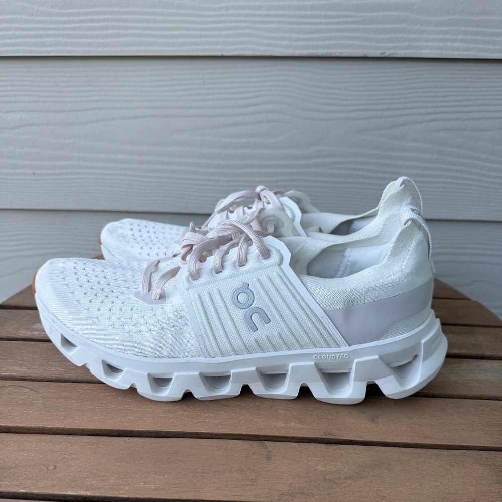 On Running Cloudswift 3 AD White Pink Sneakers Womens 10.5 3WF10110975